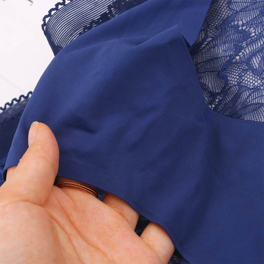 Lace Net Seamless Breathable See Through Panties
