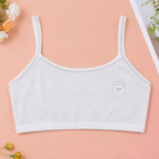 White Cotton Bralette soft bra
