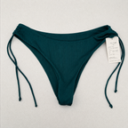 Ribbed Side Tie Bikini Panty