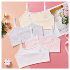 White Cotton Bralette soft bra