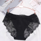 Lace Net Seamless Breathable See Through Panties