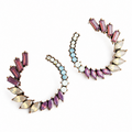 Pastel Diamonds Flower - Earring Style