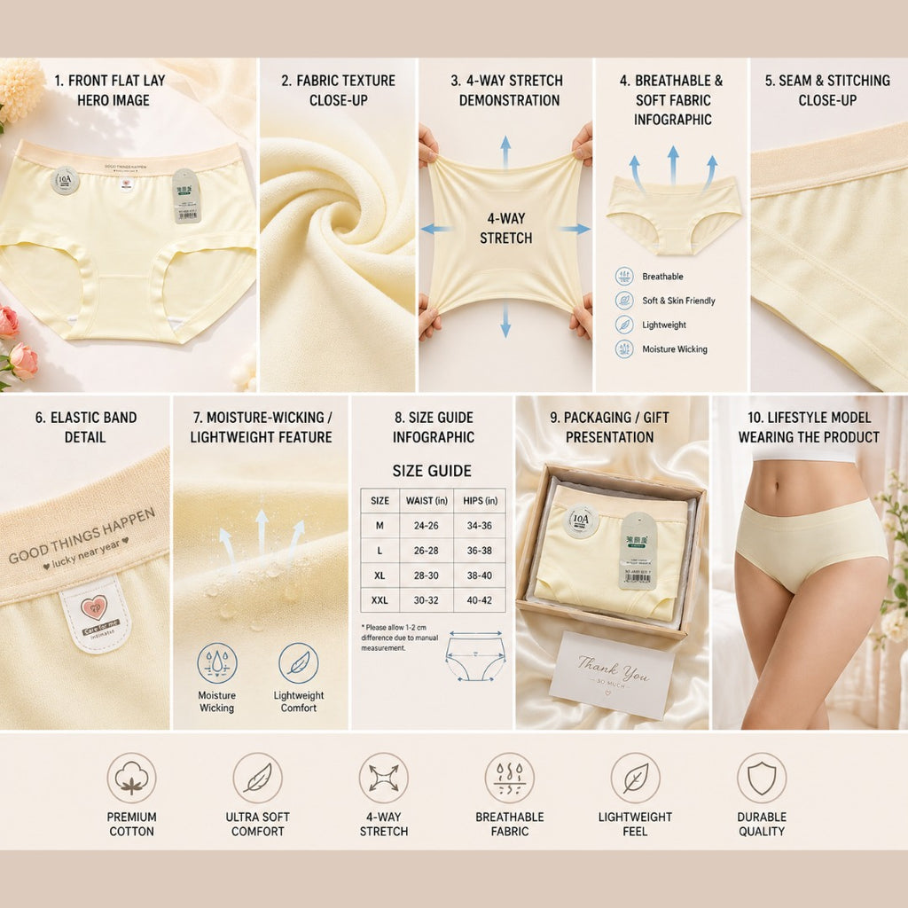 Soft Cotton Seamless Panty