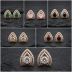 Luxury Crystal Teardrop Stud Earrings