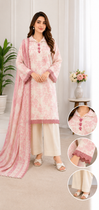 Ready to wear 3 Piece Lawn Suit
