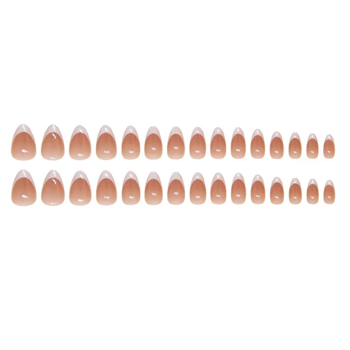 Press On Nail Set Of 24 – Reusable Fake Nails with Free 24 Pcs Sticker Sheet