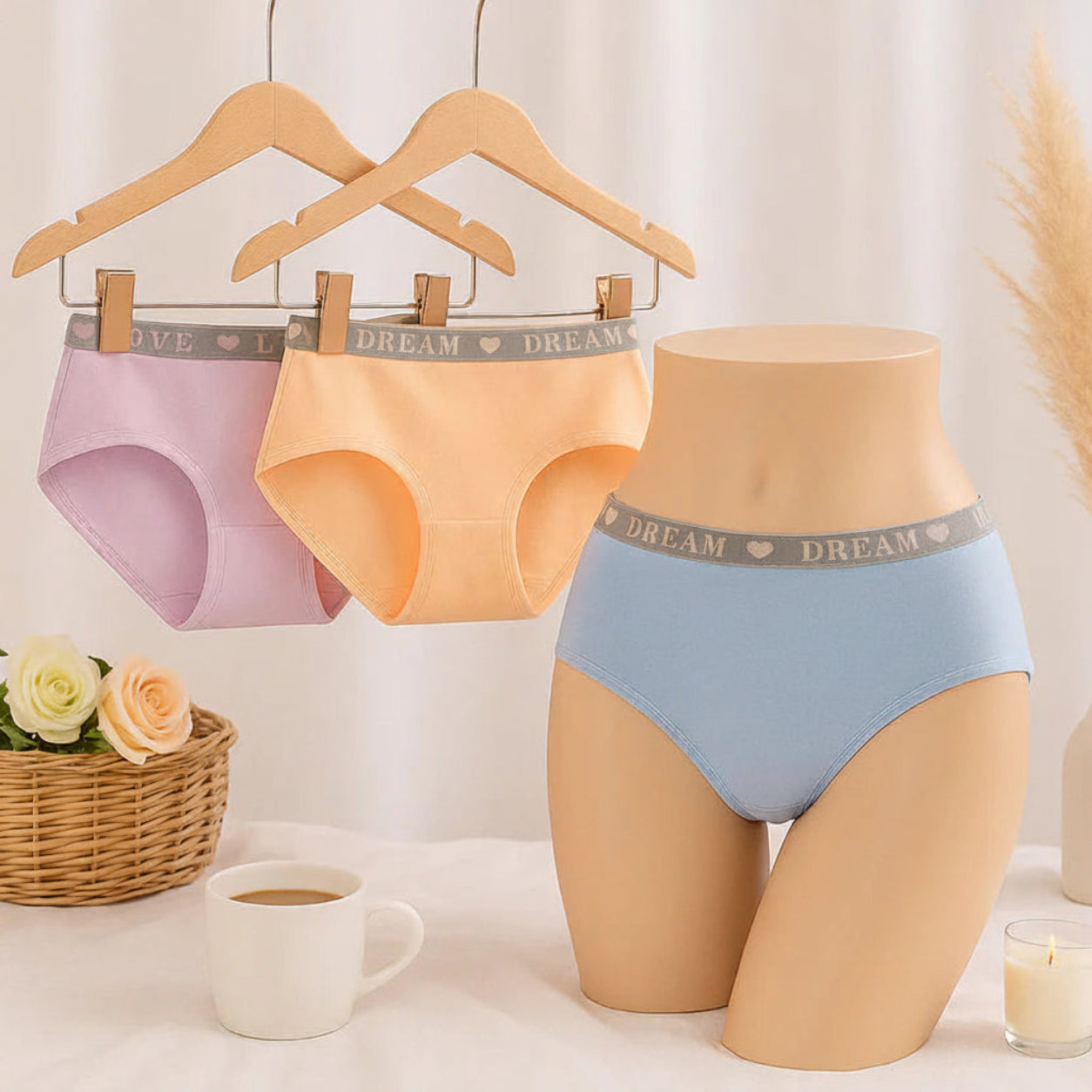 Plain Love Patti Casual Use Cotton Panties 606