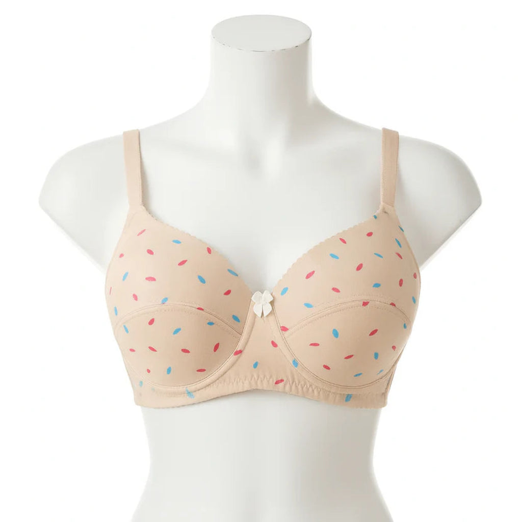 Light Padded Cotton Printed Soft & Breathable Bra