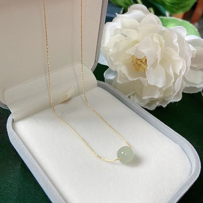 Lime Stone Gold - Necklace