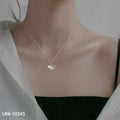Almond Leaf Silver - Necklace