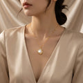 Luxury Irregular Pearl Pendant Necklace for Women