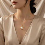 Luxury Irregular Pearl Pendant Necklace for Women