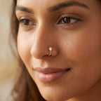 Gold Hoop Nose Pin