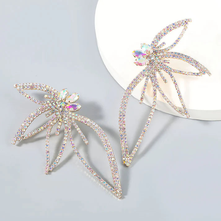 Gold Diamond Butterfly - Earring