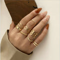 Classy Foiled - Ring Set of 7