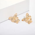 Butterfly Foiled Gold - Earring Style