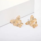 Butterfly Foiled Gold - Earring Style