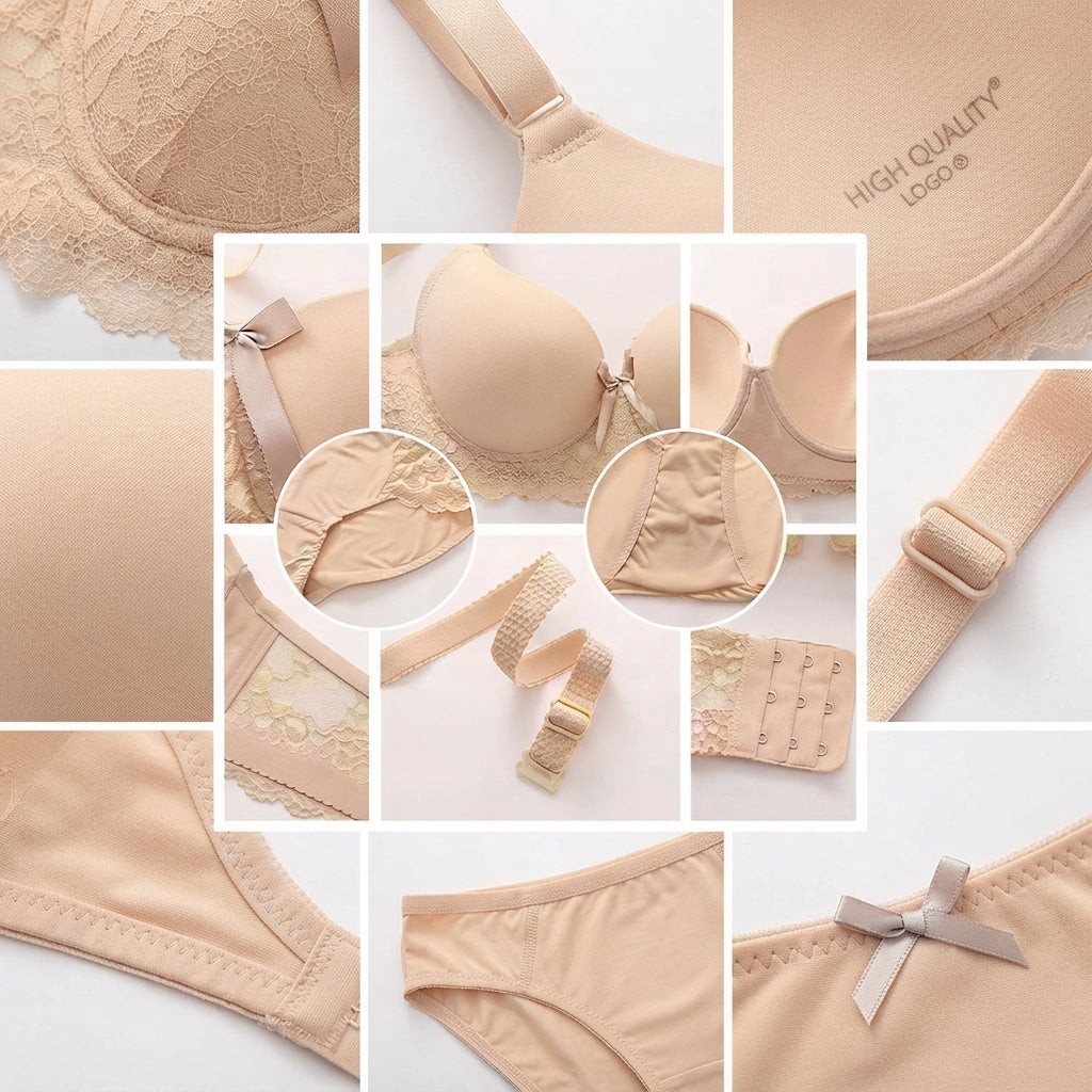 Women's Seamless Lightly Padded Lace Bra
