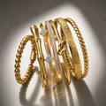 Luxury Gold Bracelet Set for Women – Elegant Multi-Style Bangles
