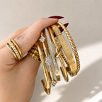 Luxury Gold Bracelet Set for Women – Elegant Multi-Style Bangles