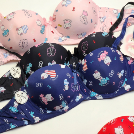 Hello Kitty Half Cup Soft Push-up bra