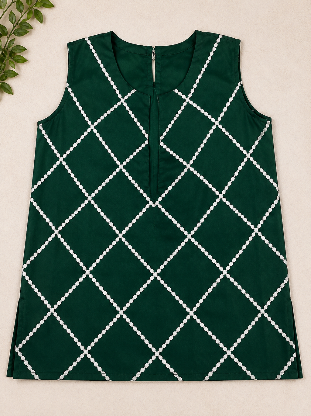 Azadi Collection Kids Green Embroidered 3 Piece Suit