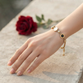 Sawera Studio Stainless Steel Double-Sided Clover Bracelet