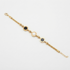 Sawera Studio Stainless Steel Double-Sided Clover Bracelet