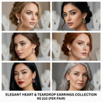 Gold & Silver Plated | Party Wear Stud Earrings