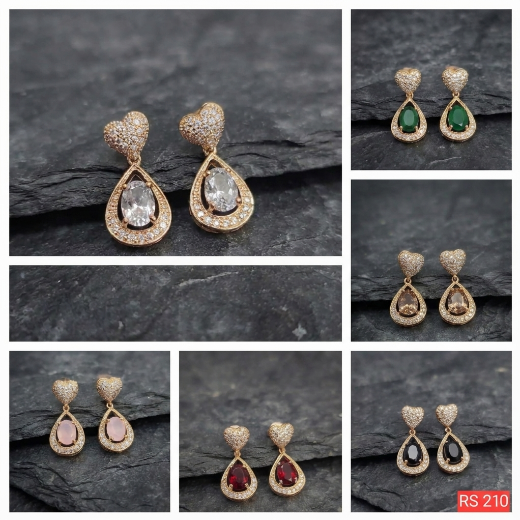 Gold & Silver Plated | Party Wear Stud Earrings