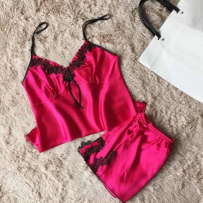 Women's Satin Cami Night Suit
