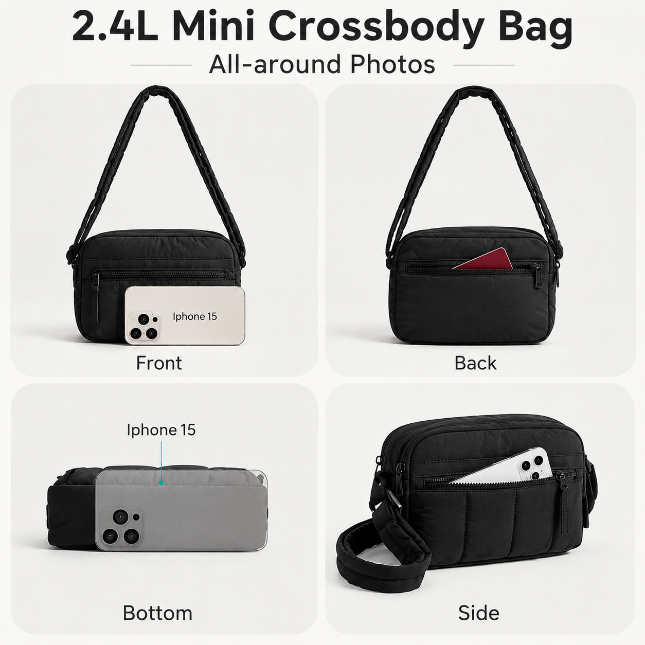 BAGSMART Cross Body Purse