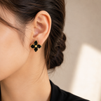 Sawera Studio Floral Stainless Steel Stud Earrings for Women