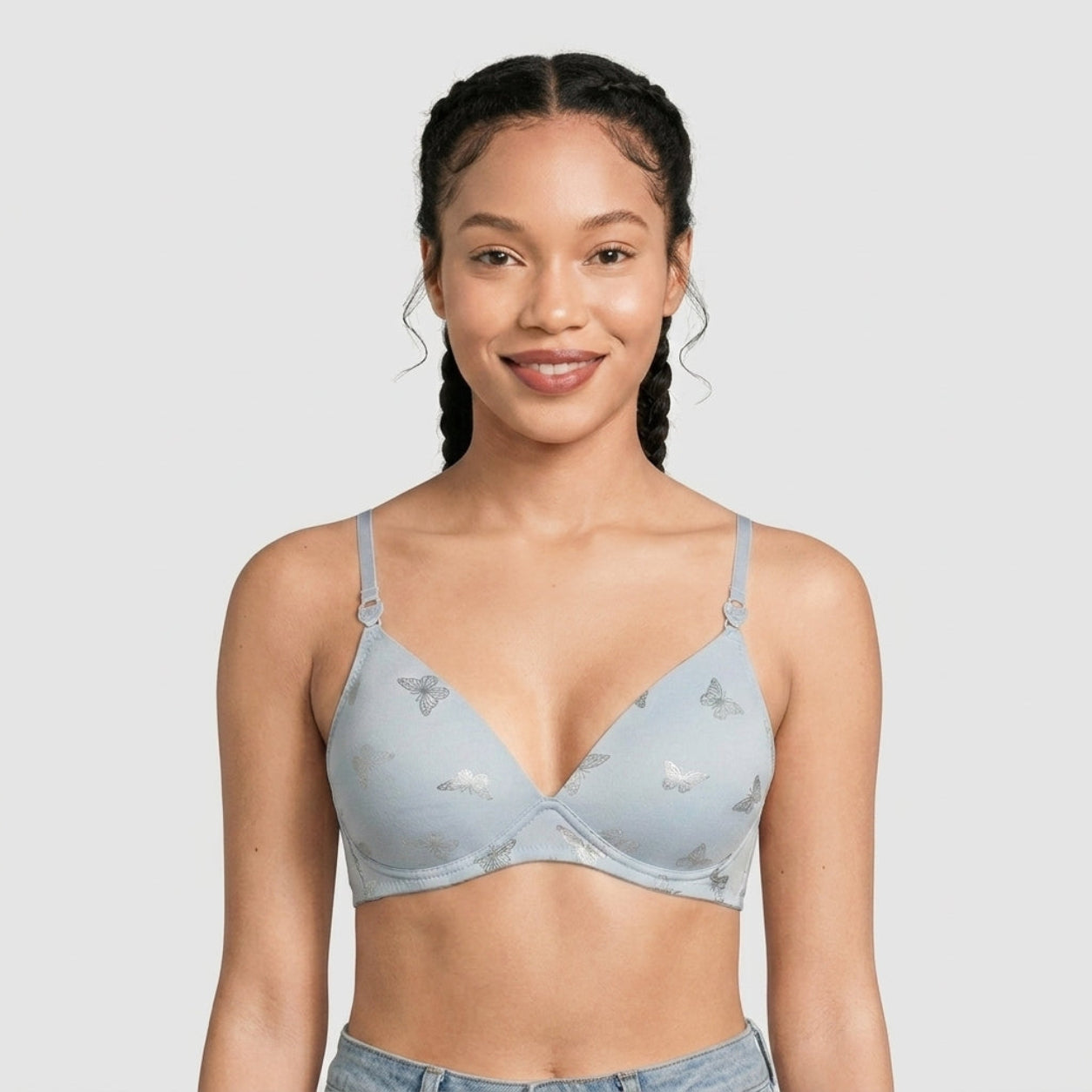 NON WIRED LIGHTLY PADDED BRAS