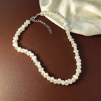 Luxury Baroque Pearl Choker Necklace for Women