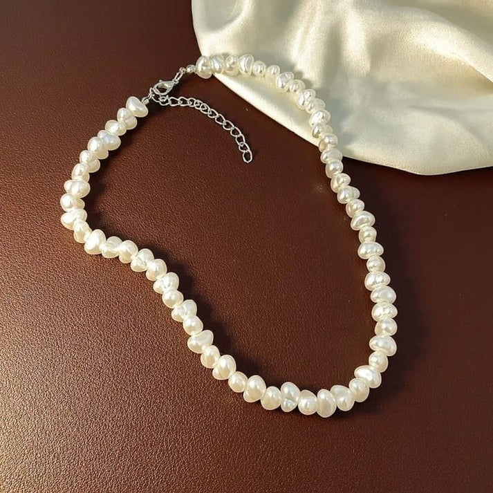 Luxury Baroque Pearl Choker Necklace for Women