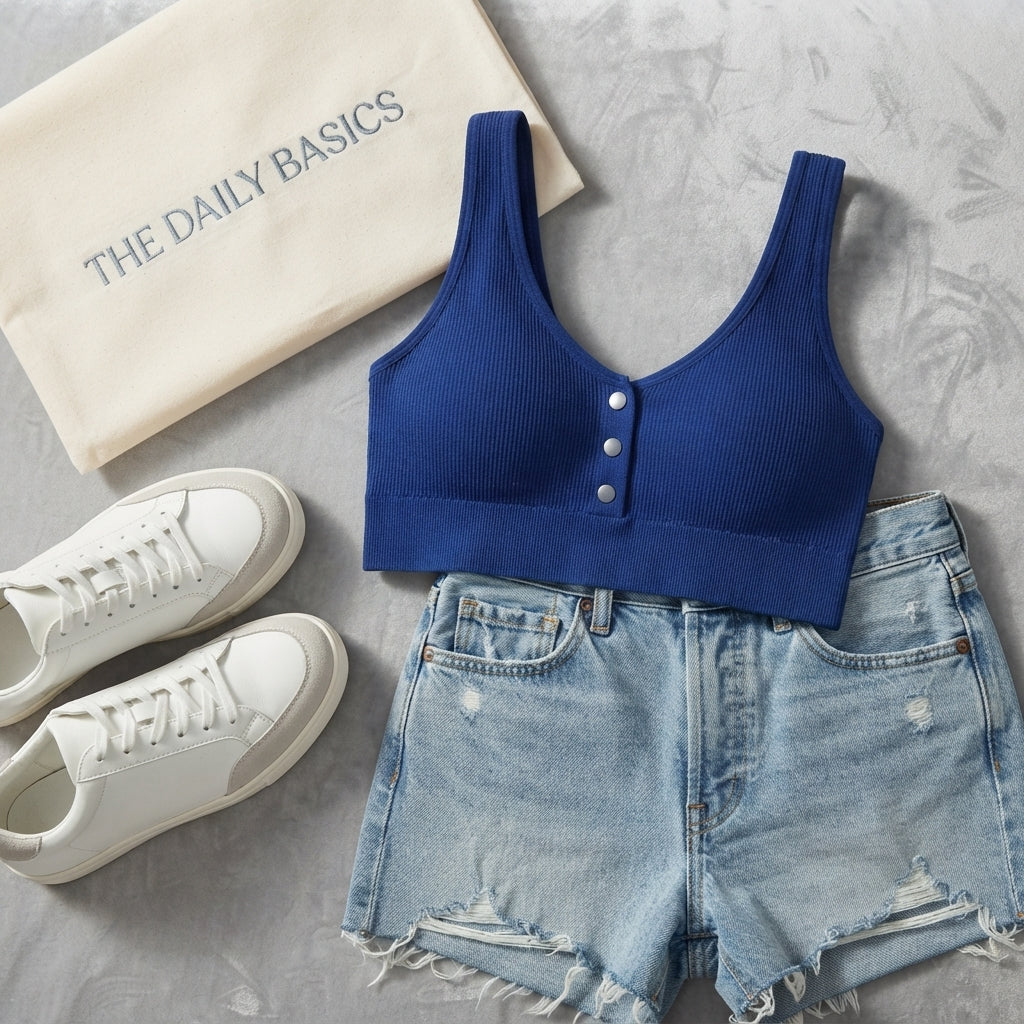 Front Button Style Comfy Bra