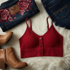 Front Button Style Comfy Bra