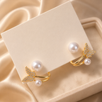 Pearl Ear Cuff Earrings