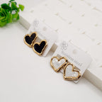 Premium Stainless Steel Pearl Flower Drop Earrings