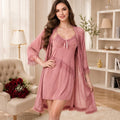 Red Lace Babydoll Nighty Set