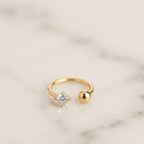 Gold Hoop Nose Pin