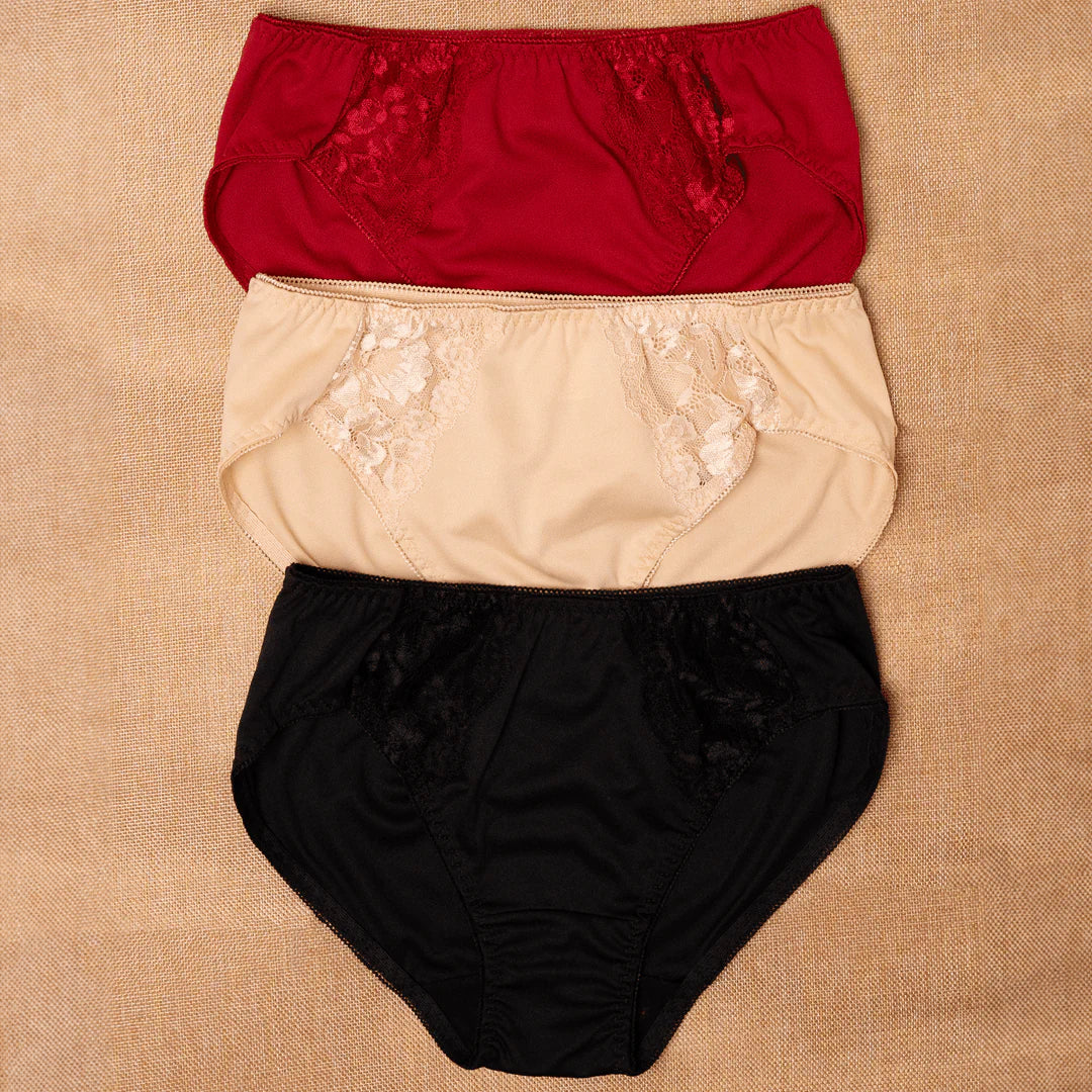 Lace Cotton Panty for Women