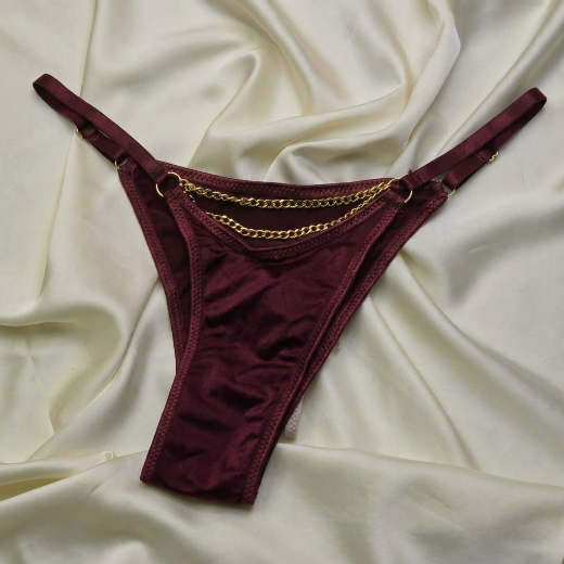 Luxury Gold Chain Women's Panty