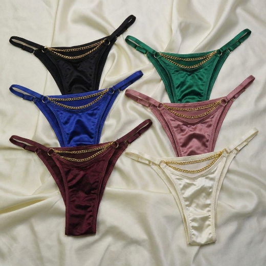 Luxury Gold Chain Women's Panty