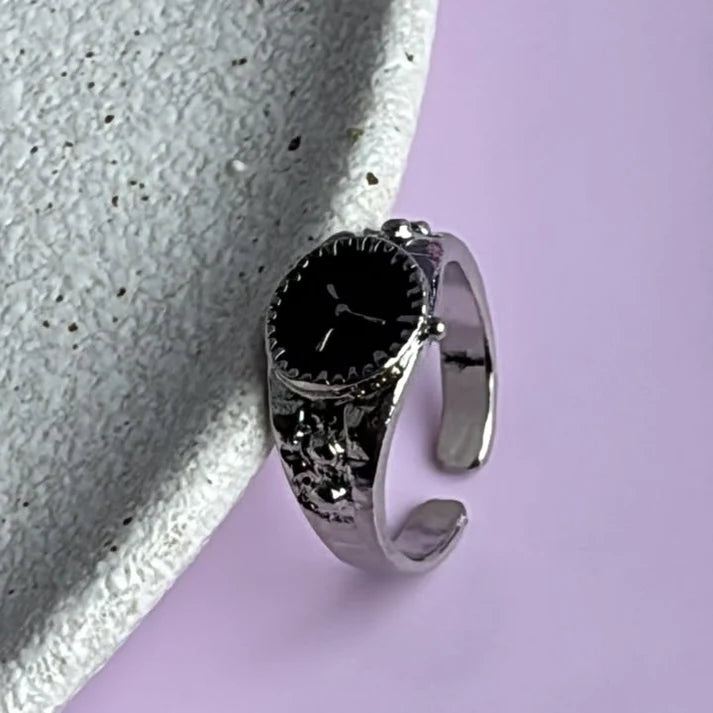 Silver Watch - Ring