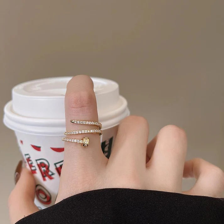 Diamond Multi-layer Gold - Ring 5 1