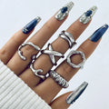 Luxury Silver - Ring Set Of 6