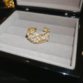 Cluster Pear Gold - Ring