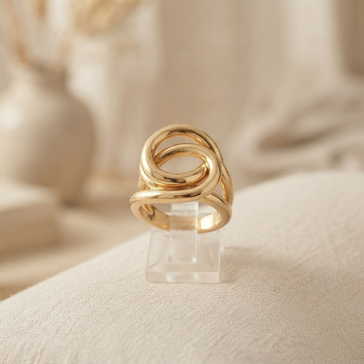 Premium Stainless Steel Statement knot ring